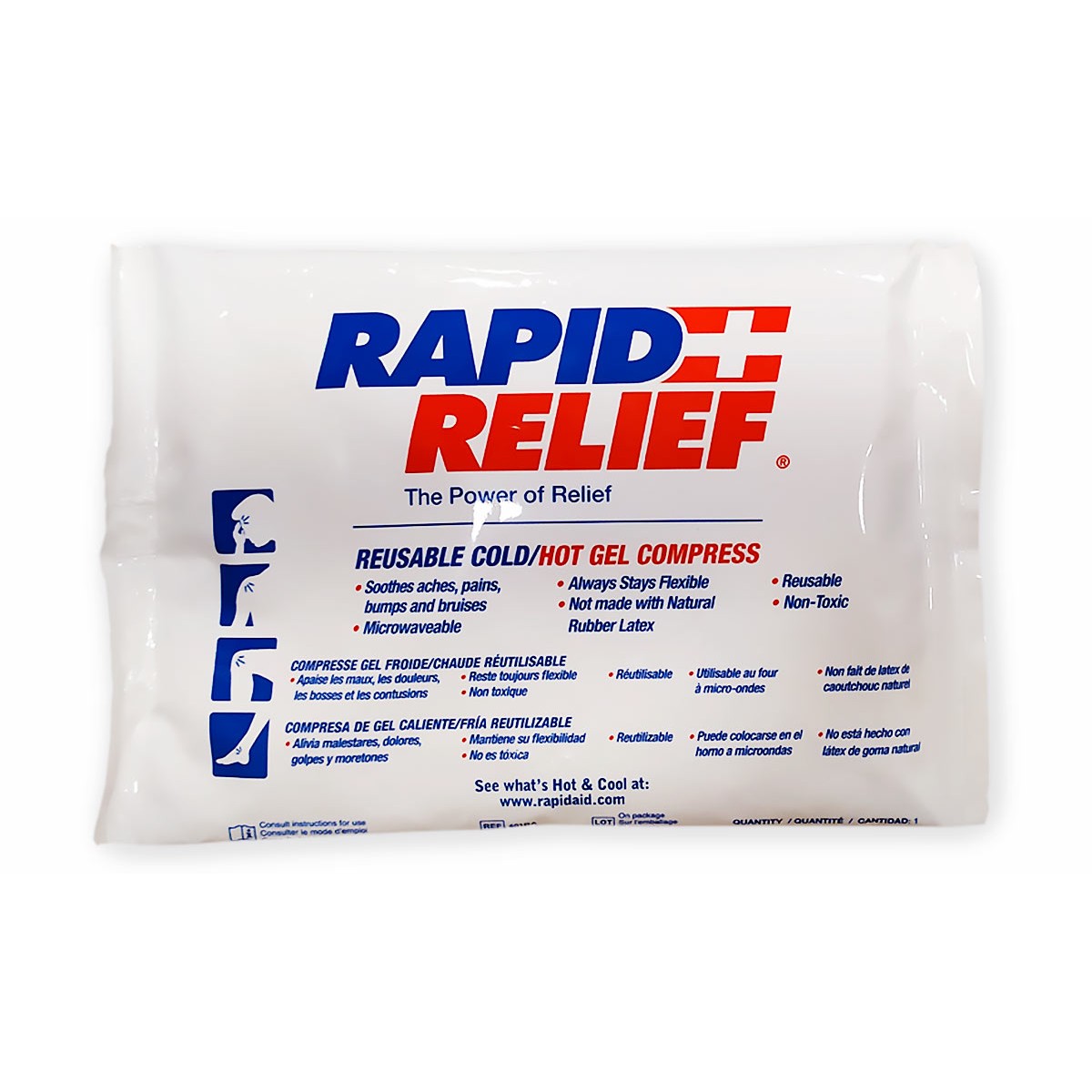 Bolsa de Gel Frío-Calor Reutilizable Terapéutico RAPID RELIEF®